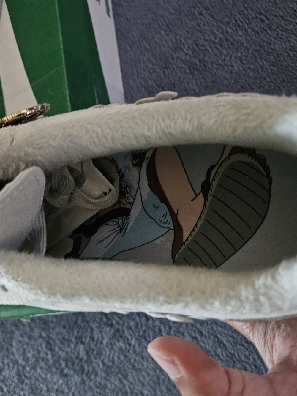 Size 11.5 - One Piece x Puma Suede Gear 5 Luffy - Picture 3 of 8